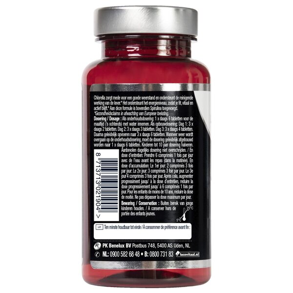 Lucovitaal kapsule Chlorella Spirulina 200 kosov