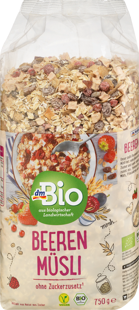 Müsli, Beeren, 750 g