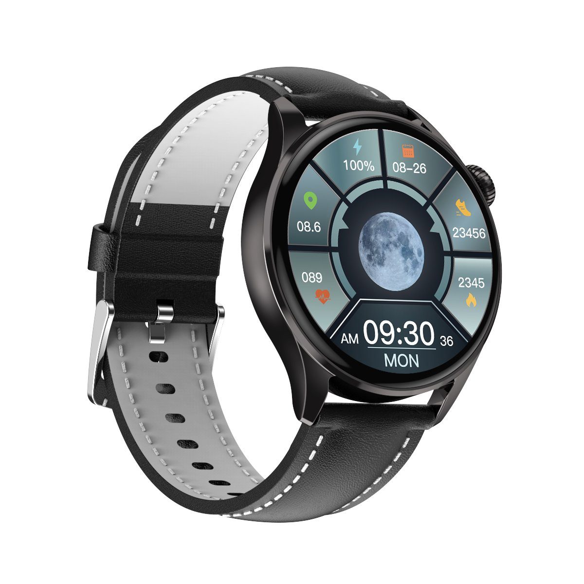 Mutoy Smartwatch für Damen Herren, Fitness Tracker Uhr mit Anruffunktion Smartwatch (1,32