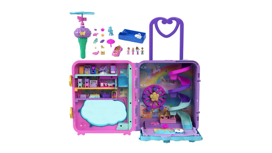 Polly Pocket Urlaub im Rollkoffer Spielset