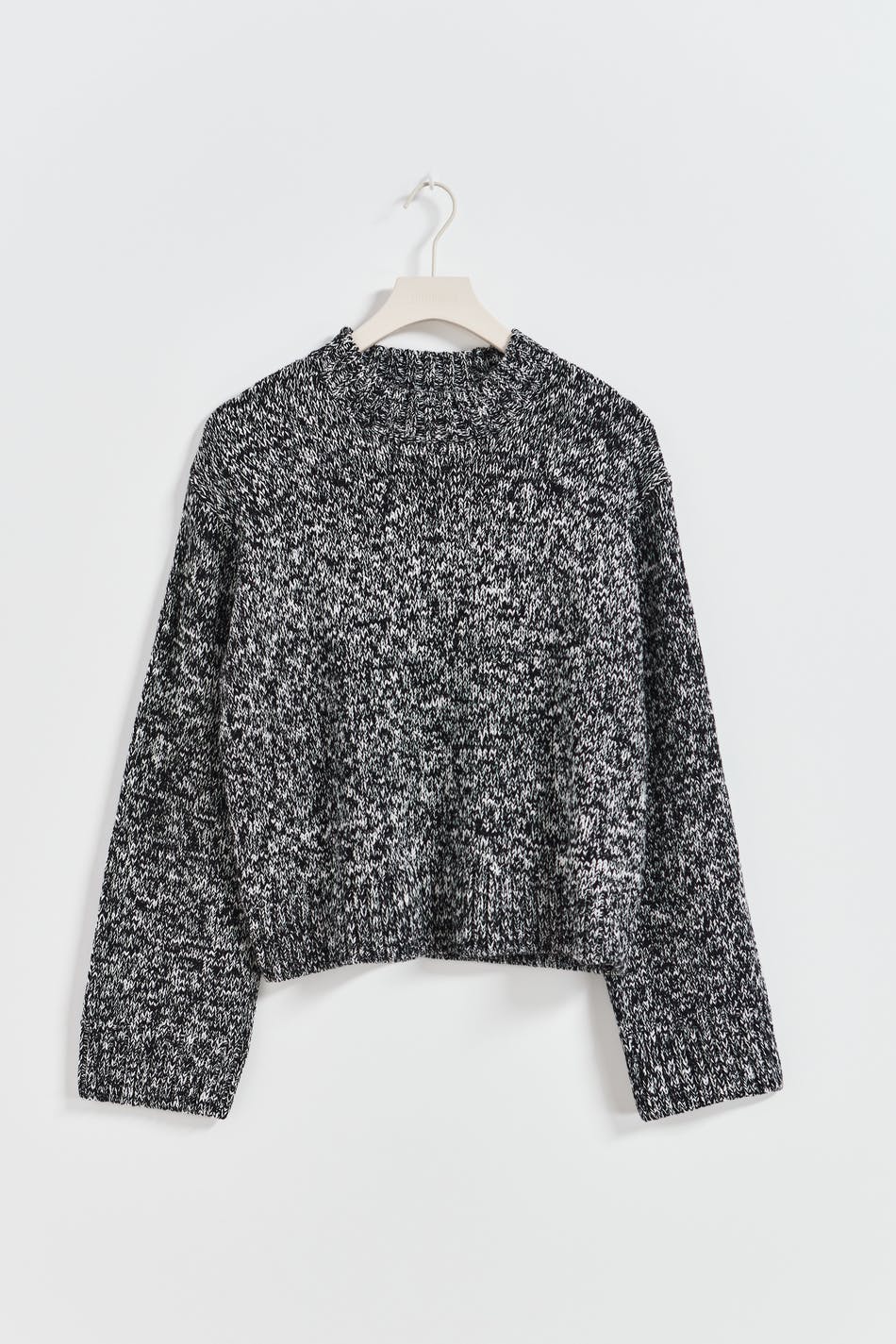 Cotton mélange knit sweater