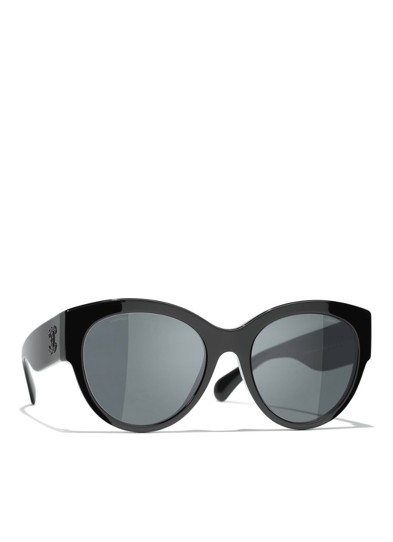 Ochelari de soare rotunzi Chanel