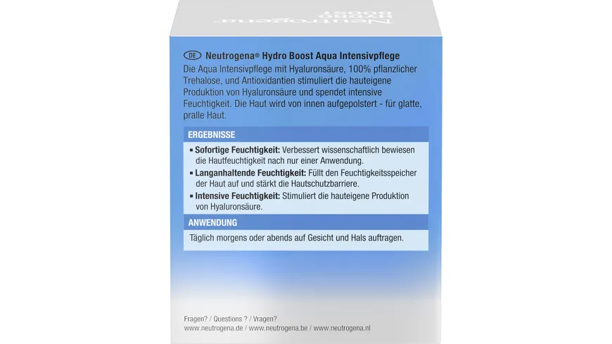 Neutrogena Hydro Boost Aqua Intensivpflege 50 ml