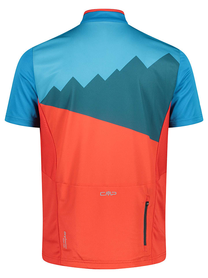 CMP Fahrradtrikot in Orange/ Türkis günstig kaufen