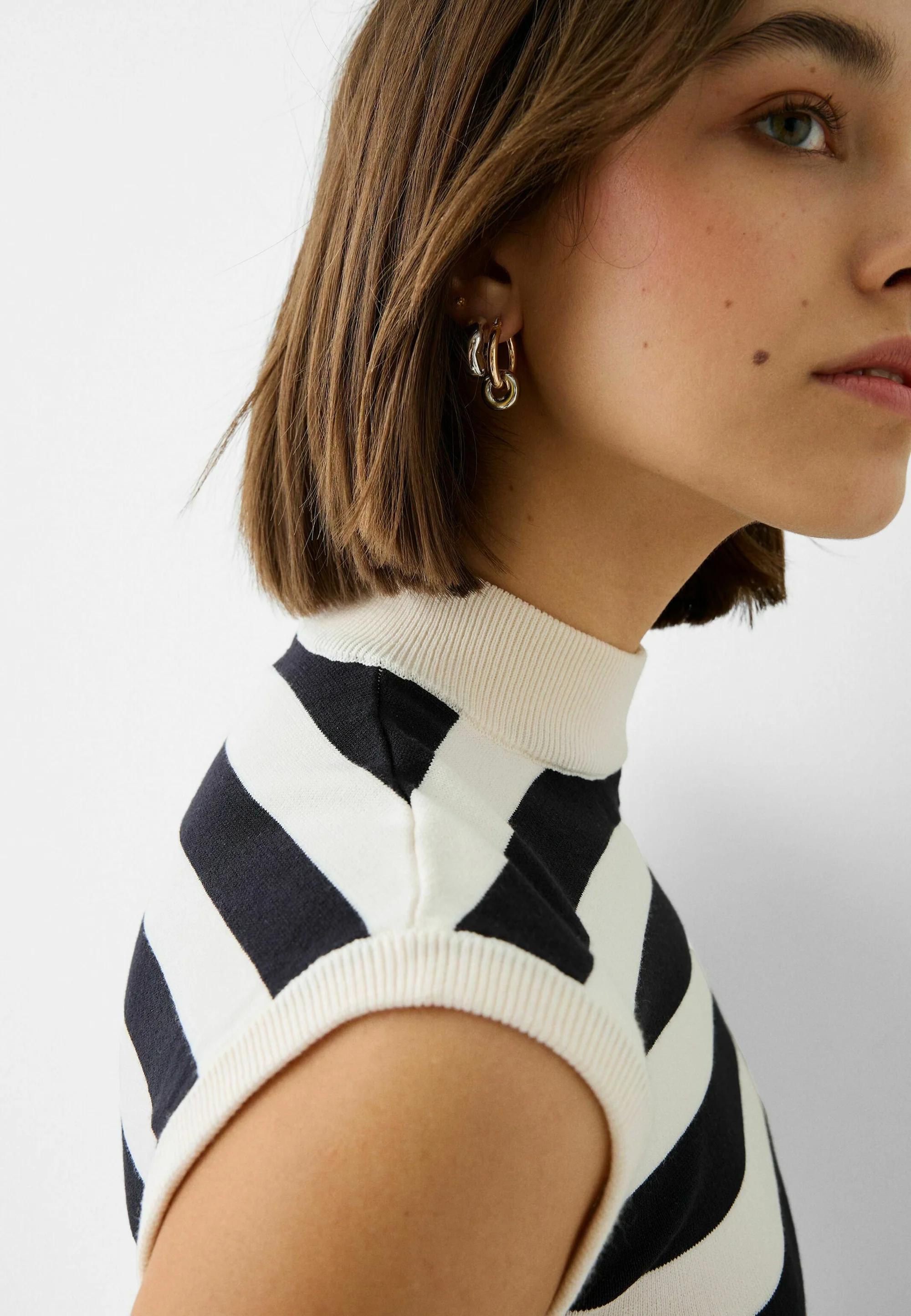 Bershka SET DE 6 IRREGULARES - Pendientes