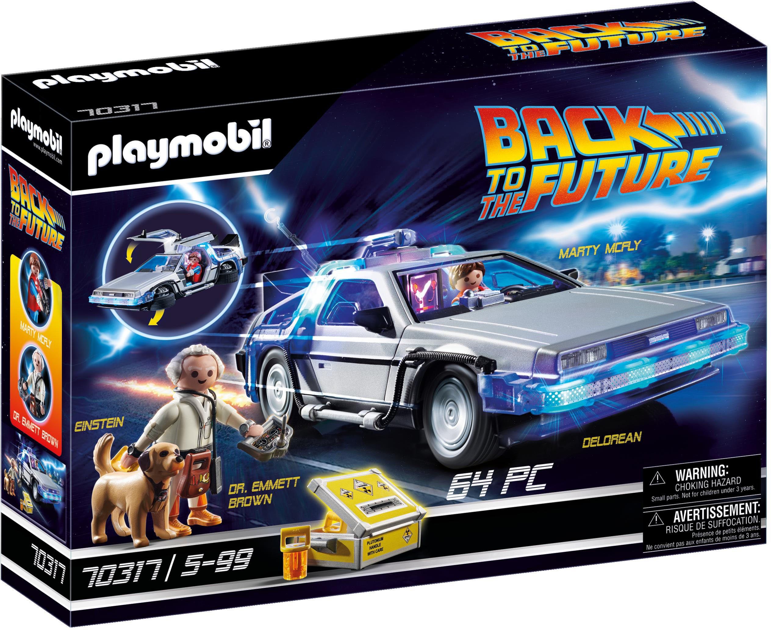 Playmobil® Konstruktions-Spielset Back to the Future DeLorean (70317),Playmobil Back to the Future, (64 St), Made in Germany