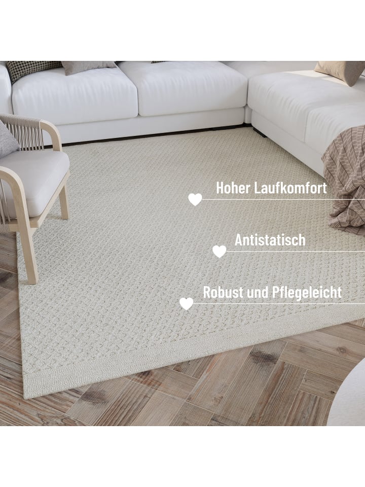 Wecon Home Läufer Hamptons THIRTYEIGHT in creme weiß günstig kaufen