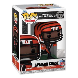 NFL POP! Football Vinyl Figur Bengals - JaMarr Chase 9 cm