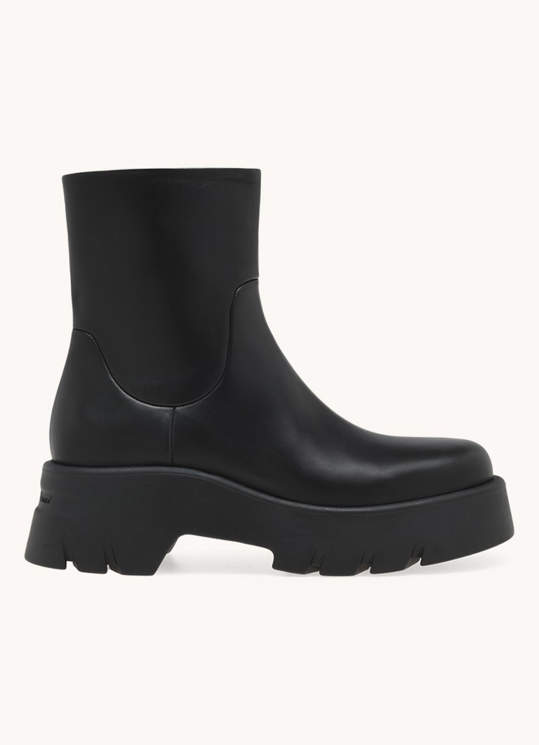 Stivaletto alla caviglia Gianvito Rossi Montey in pelle di vitello
