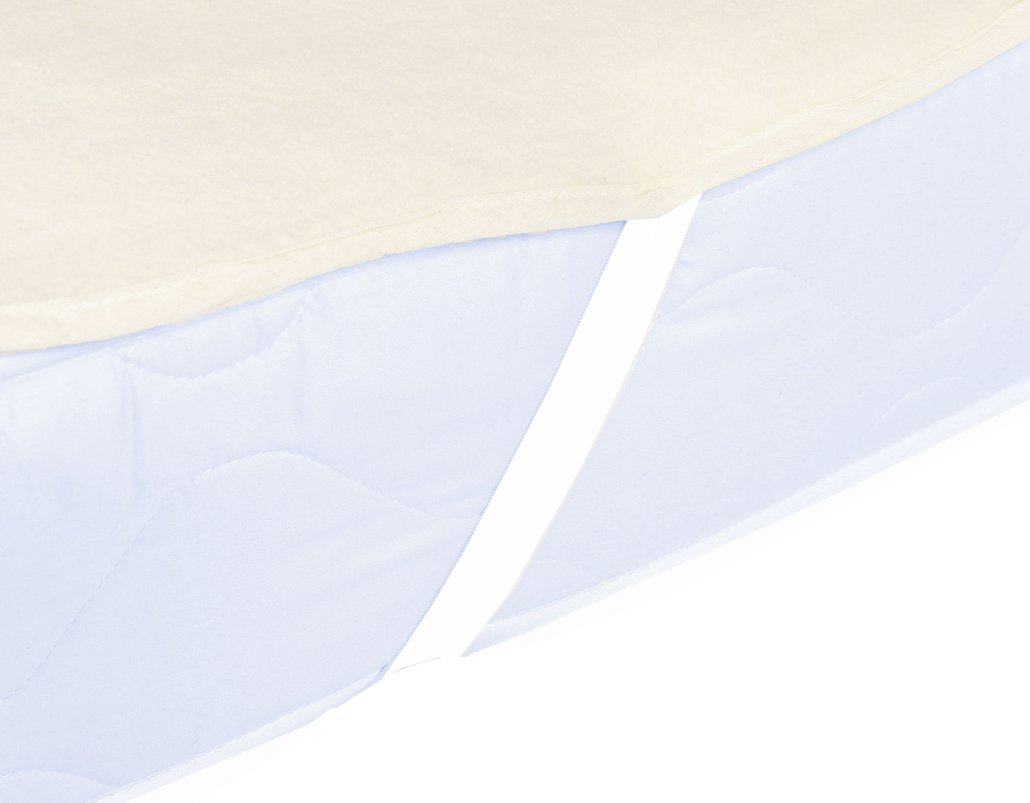 Matratzenauflage ZOLLNER, Eckgummis, 70 x 140 cm, 100% Baumwolle, vom Hotelwäschespezialisten