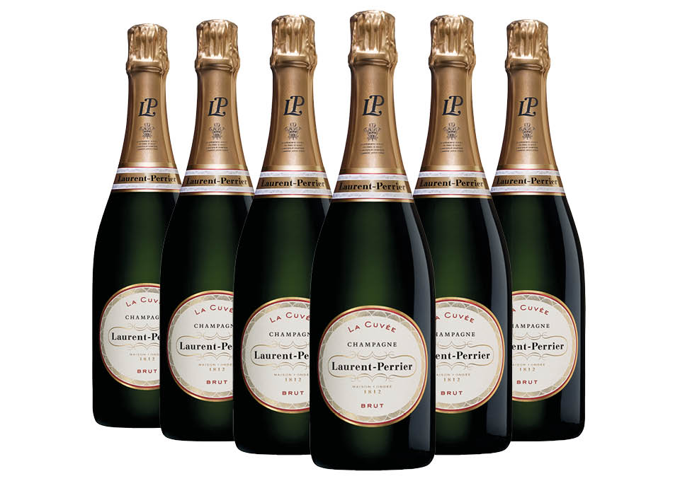 Champagne Brut AOC La Cuvée Laurent-Perrier 6 bouteilles de 0,75 ℓ