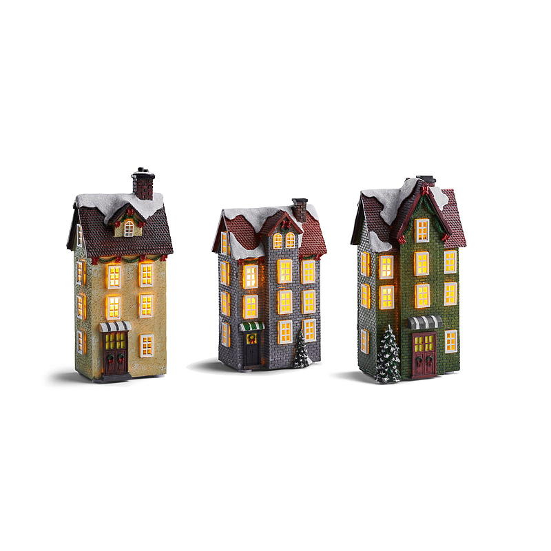 Home Dekorhus m/LED-lys