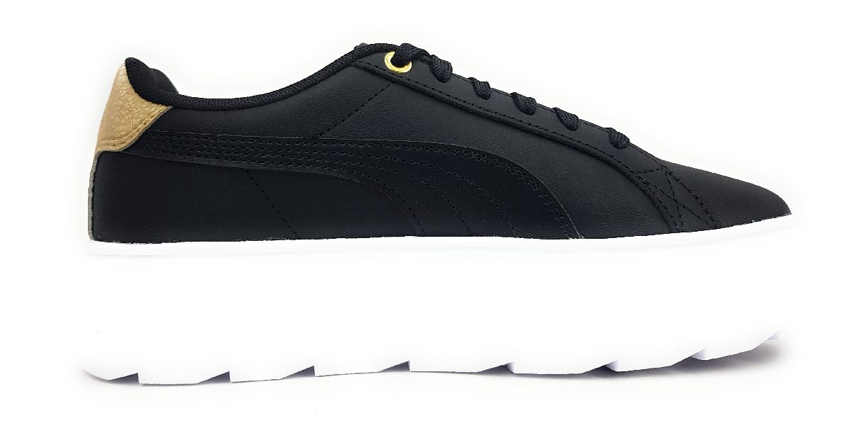 Puma Karmen Distressed 387636 Schwarz 01 Black/Gold