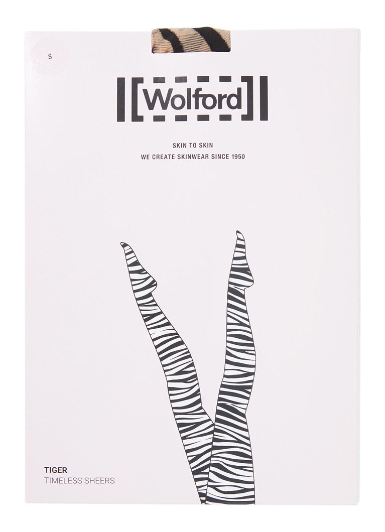 Wolford Tiger harisnyanadrág 15 denes anyagból, tigrismintával