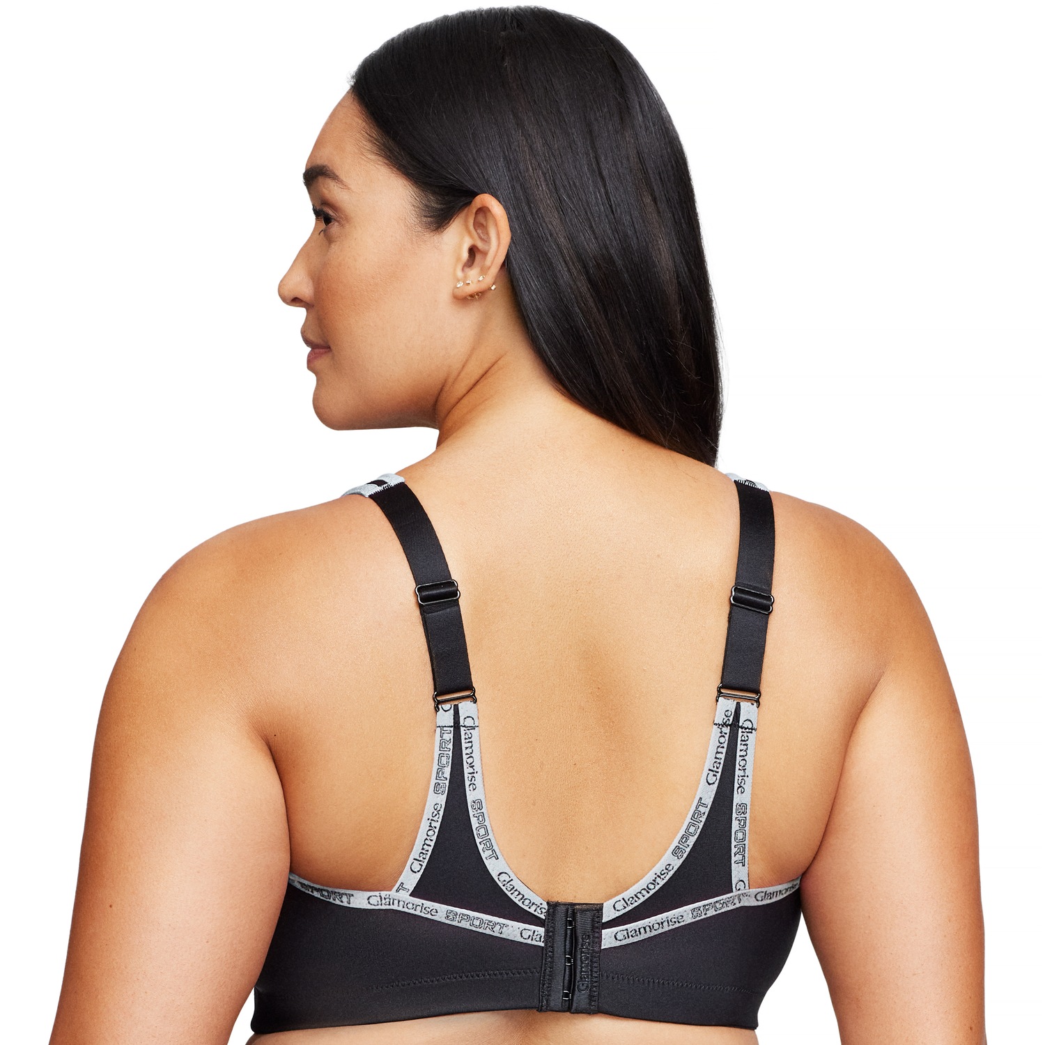 Sport-Bustier mit bestem Halt - Schwarz