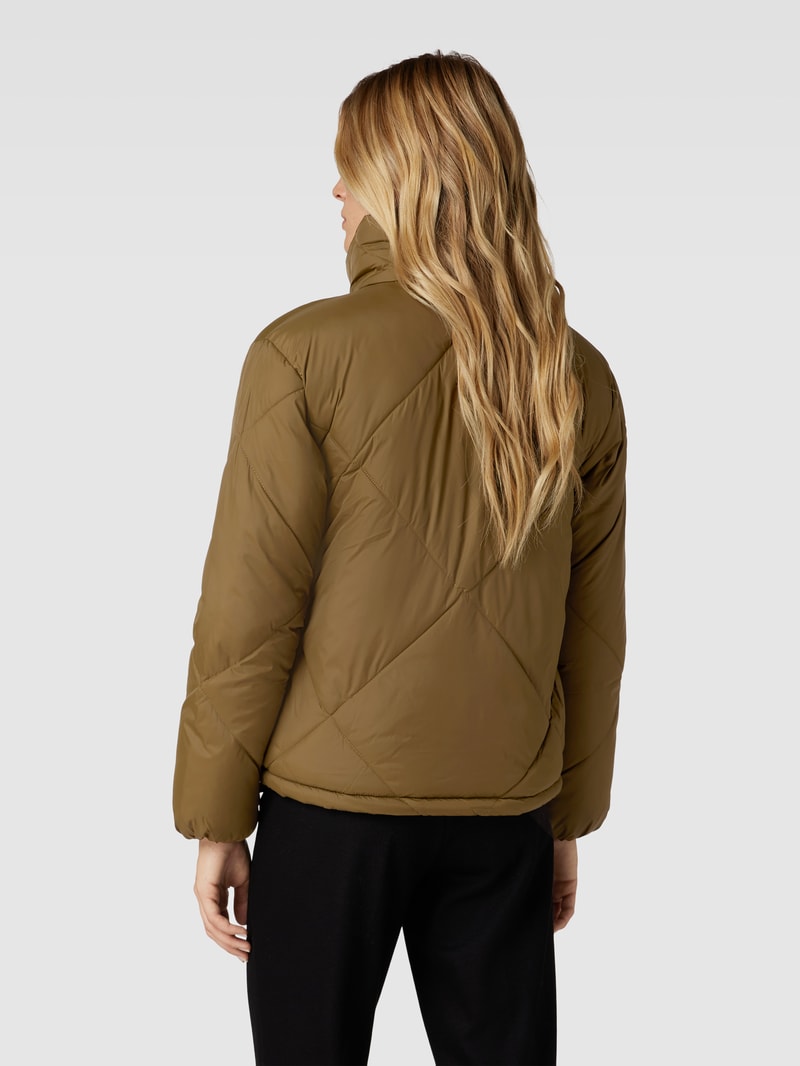 Steppjacke mit Stehkragen Modell 'Bomina' in khaki