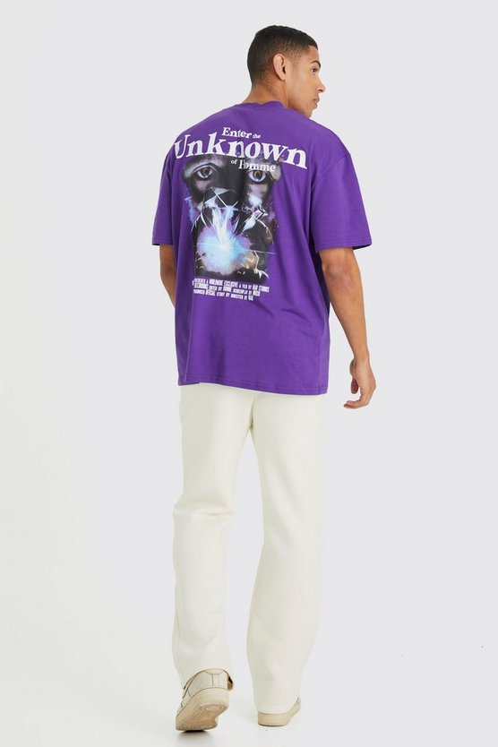 Oversize T-Shirt & Jogginghose mit Unknown-Print