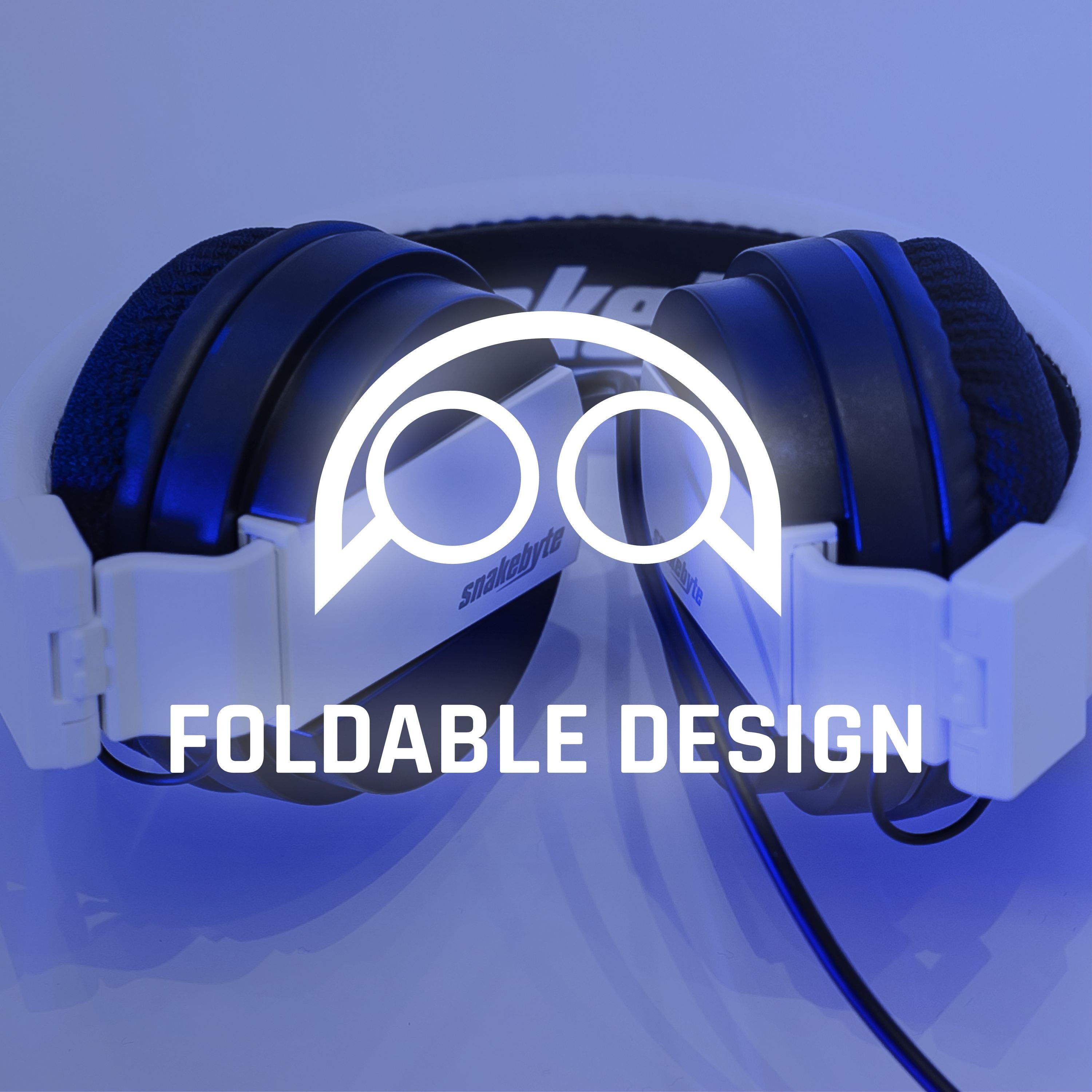 Snakebyte HEAD:SET 5 Gaming-Headset (Kompatibel mit PS4, PS5, Smpartphones, Xbox Series X, Xbox One)