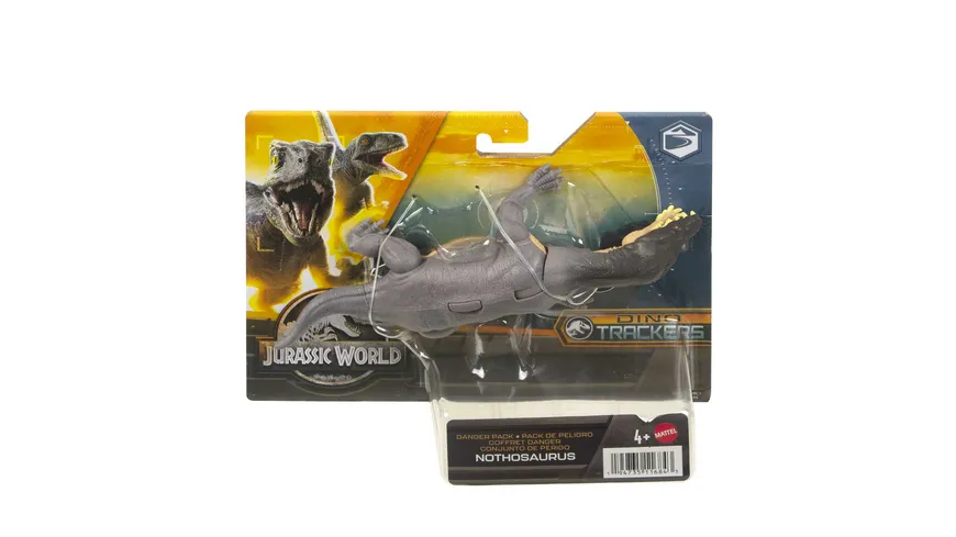 Jurassic World Danger Pack (Dino Trackers), Figur inkl. AR Track-Code, 1 Stück, sortiert