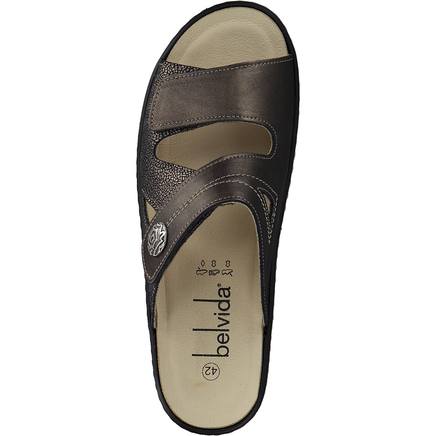 Portina 42.455, Hausschuhe & Pantoffeln, Damen, Bronze