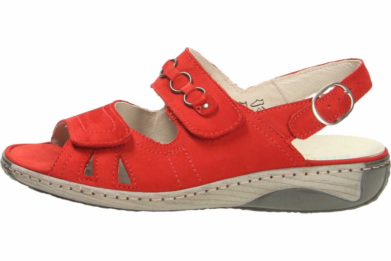 WALDLÄUFER Komfort Sandalen rot