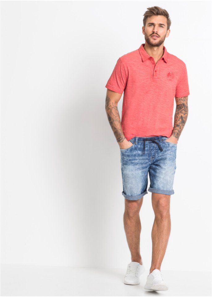 Schlupf-Bermuda, Slim Fit