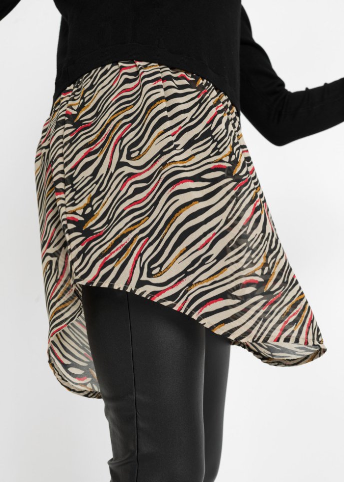 Pullover mit Rockansatz