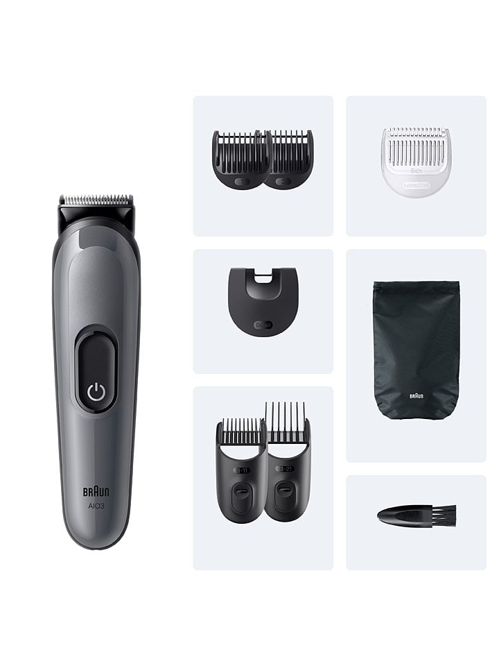 Braun Barttrimmer ''Series 3 All-In-One'' in Schwarz günstig kaufen onesize