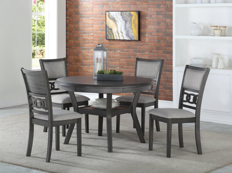 Round Solid Wood Dining Set