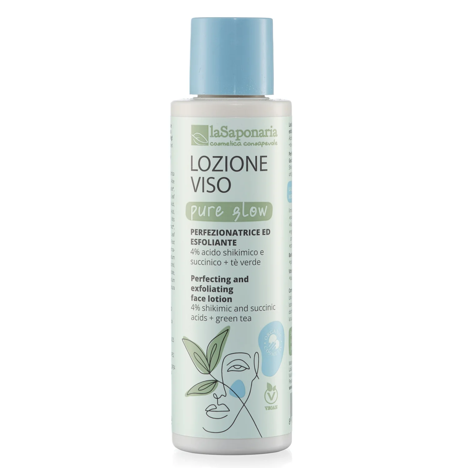 Netīras ādas tīrs mirdzums – sejas losjons ar pilnveidojošu un pīlingu – sejas toneris, sejas fluīds pret plankumiem
