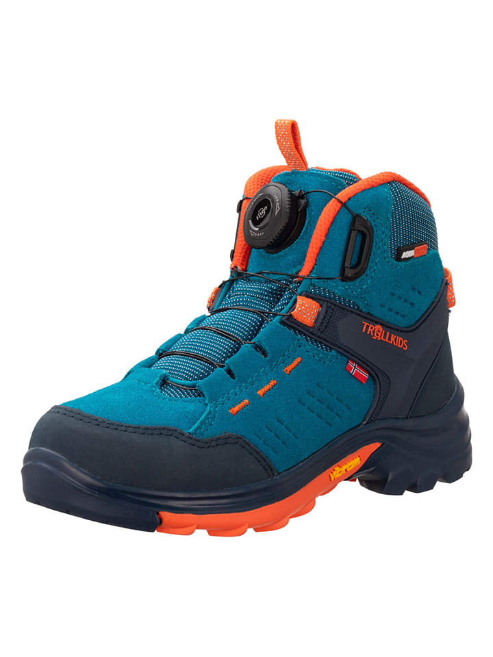 Trollkids Leder-Wanderschuhe 