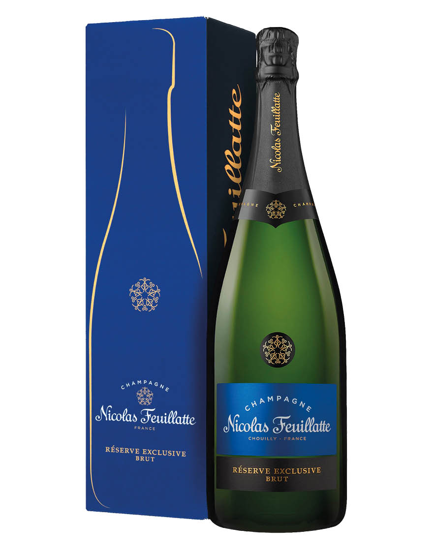 Champagne Brut AOC Réserve Exclusive Nicolas Feuillatte Magnum 1,5 ℓ, En Étui
