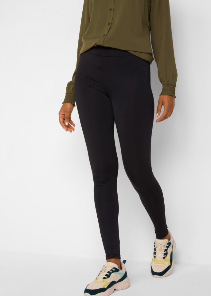 Highwaist Thermo-Leggings mit breitem Bequembund