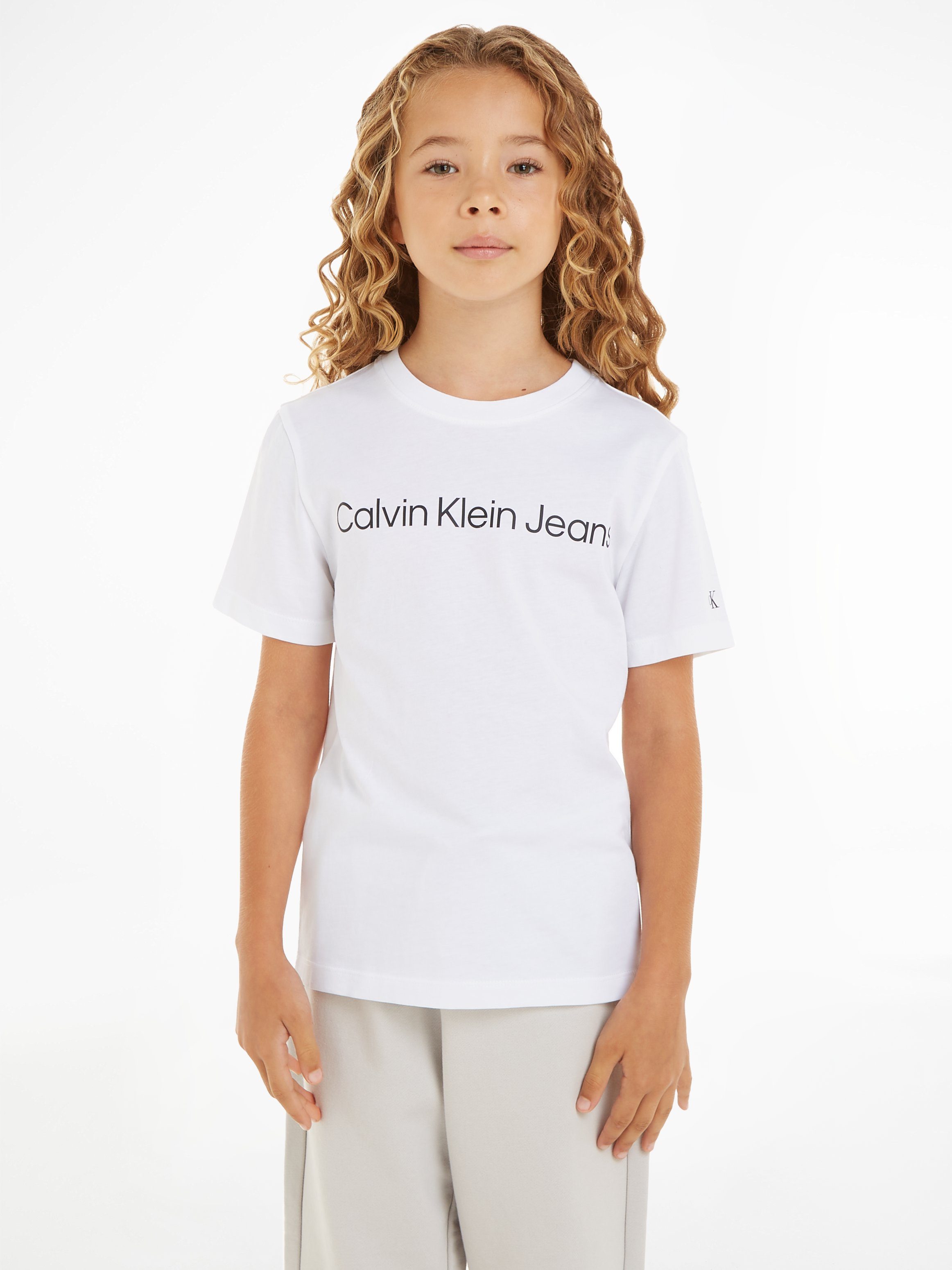 Calvin Klein Jeans Sweatshirt INST. LOGO SS T-SHIRT mit Logoschriftzug