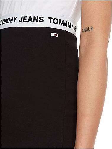 TOMMY-JEANS Damen Minirock TJW LOGO WAISTBAND HWK SKIRT