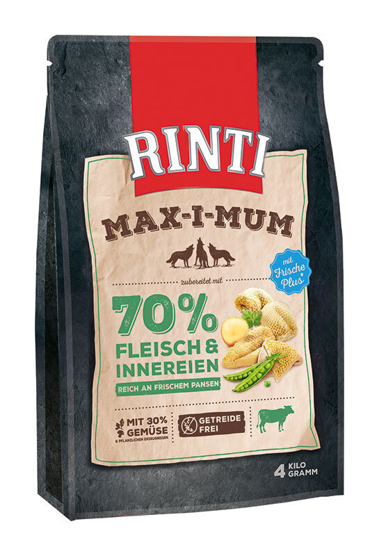 RINTI Hundetrockenfutter RINTI MAX-I-MUM Pansen 4 kg