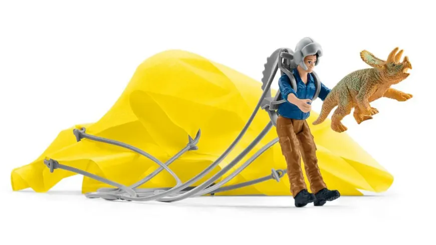 Schleich 41471 - Dinosaurier - Dino Fallschirmrettung