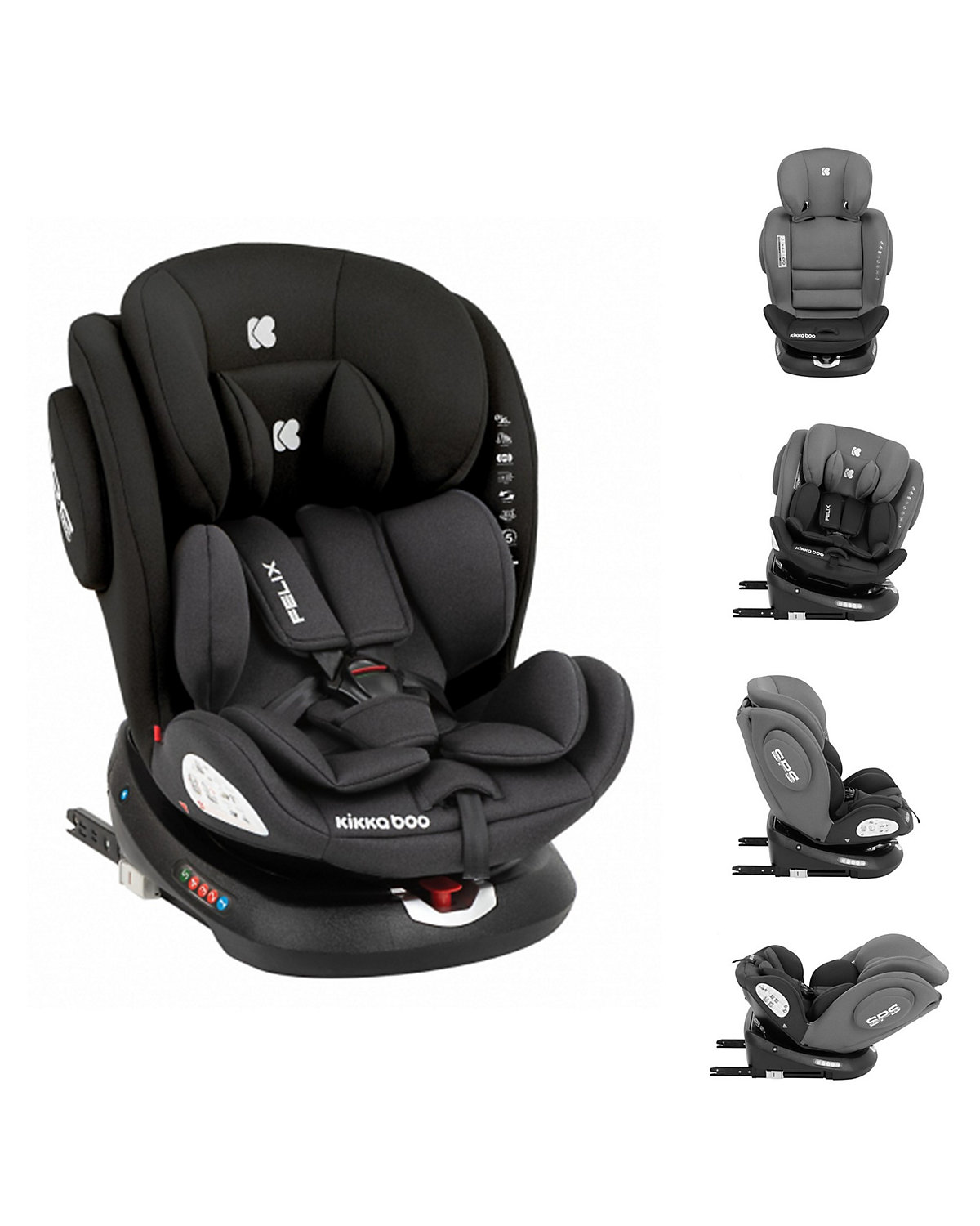 Kindersitz Felix Gruppe 0+/1/2/3 (0-36kg) Isofix Kindersitze