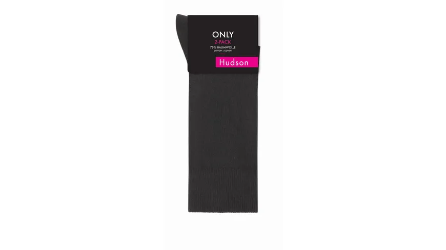 Hudson Herren Socken Only 2er Pack black