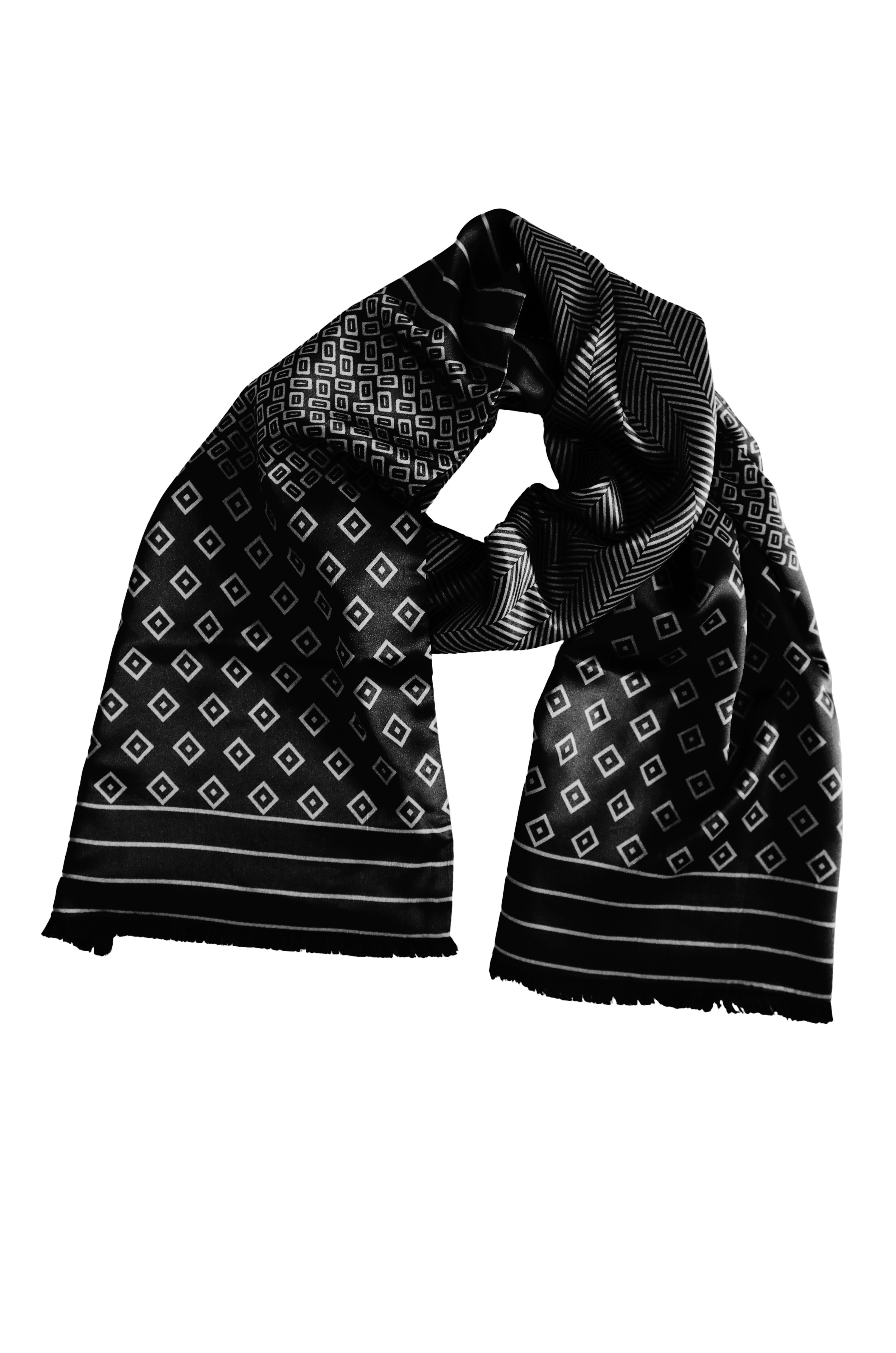 Posh Gear Seidenschal Seiden Schal Satinata, aus 100% Seide