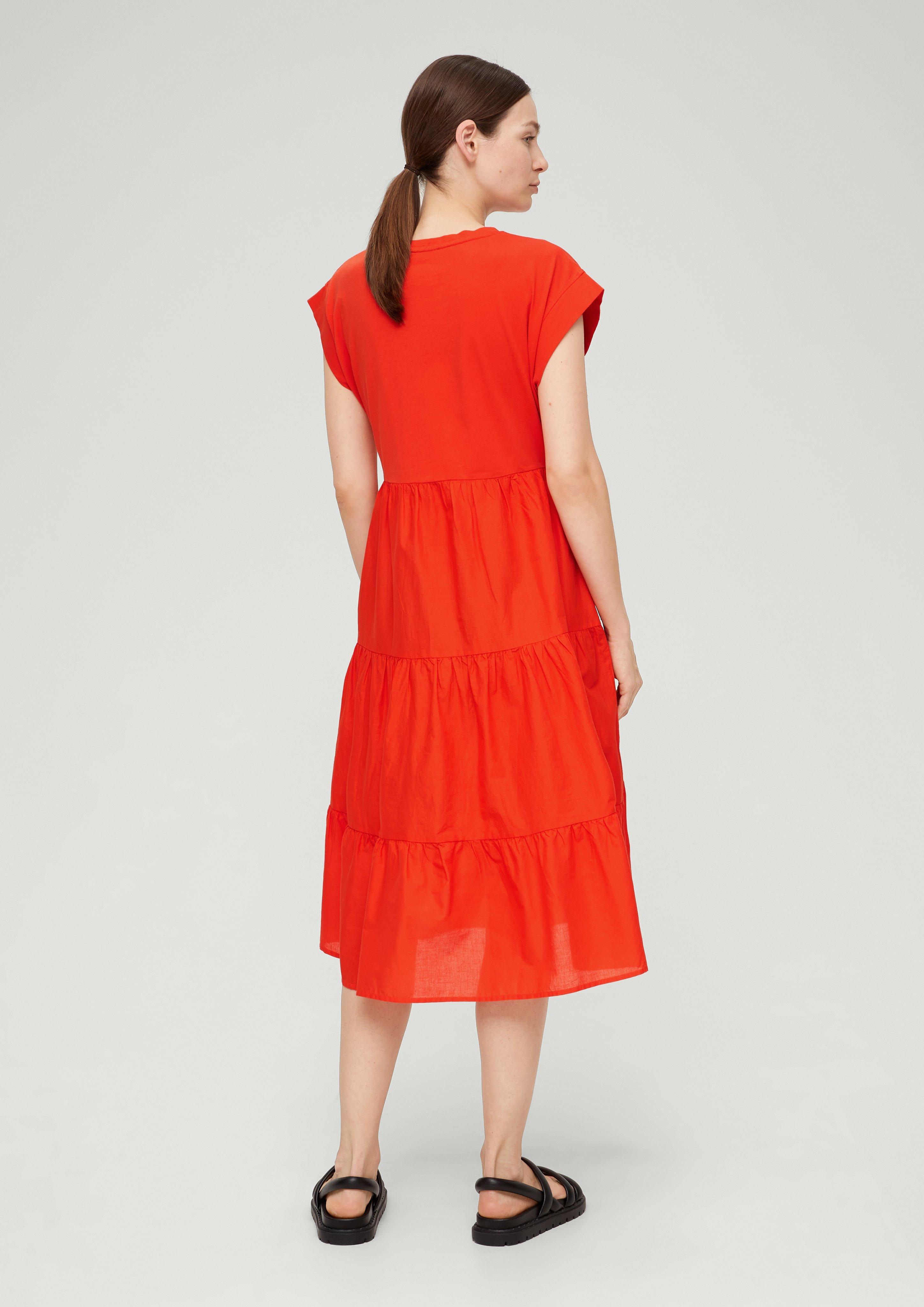 Baumwollkleid mit Volants  2132710-2550
