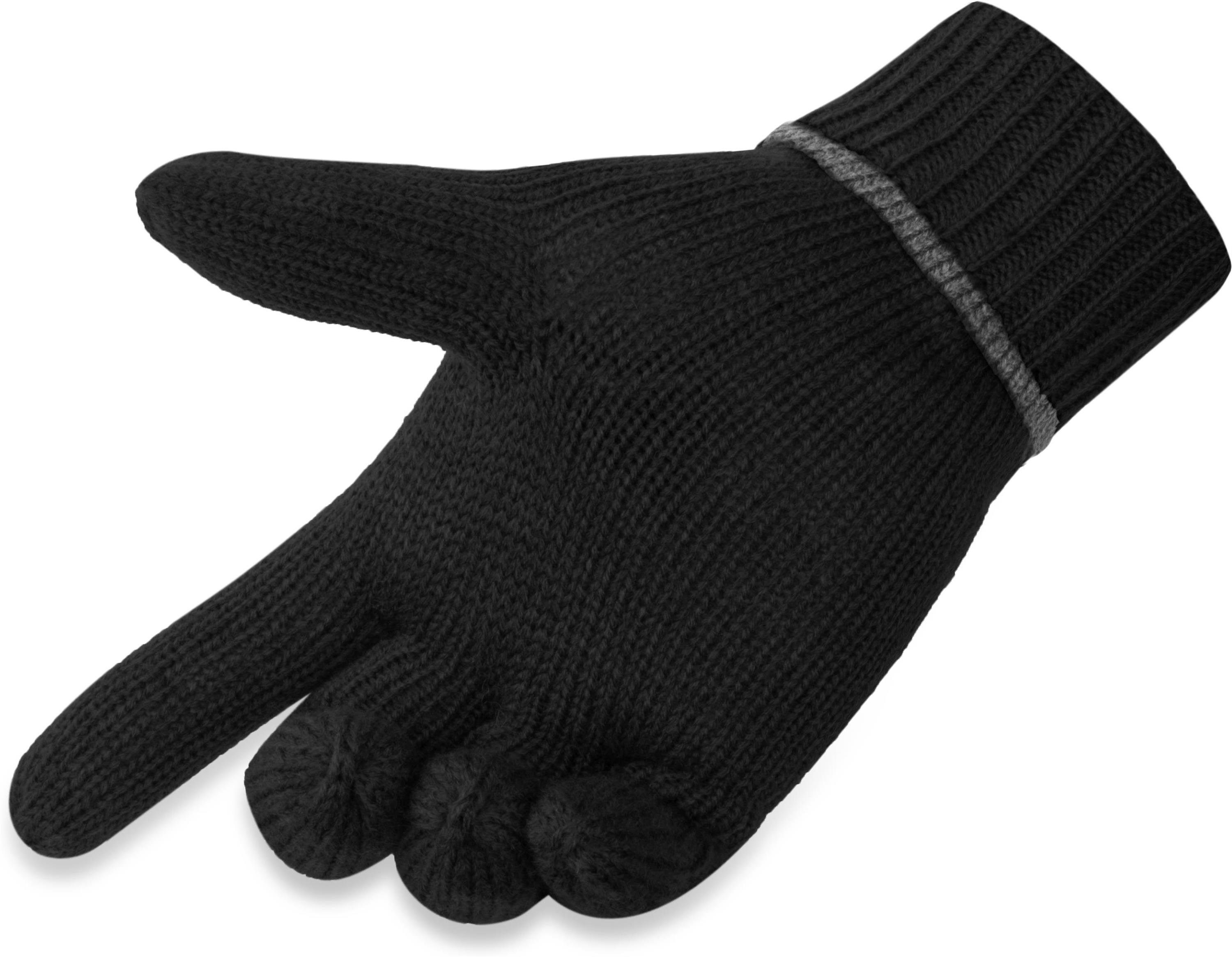 normani Strickhandschuhe Edmonton Wollhandschuhe Winter- Fingerhandschuhe mit Thinsulate™ Thermofutter und Fleece Innenmaterial für Damen und Herren