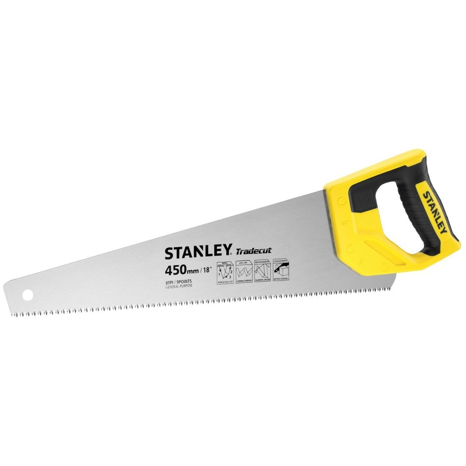 Scie à bois Stanley STHT20354-1 Tradecut universelle 450 mm 8 TPI