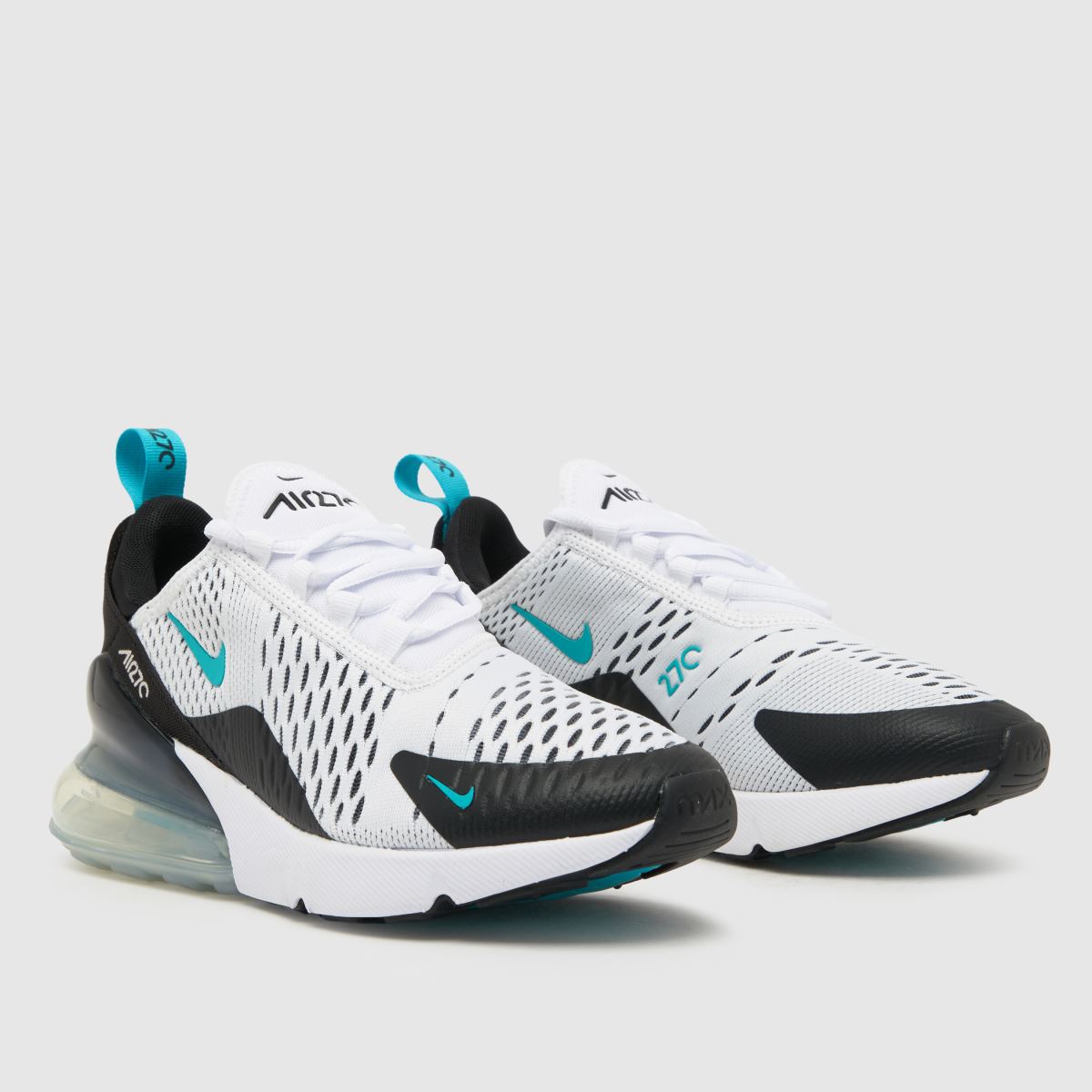 Nike Air Max 270 träningsskor i vitt och blått