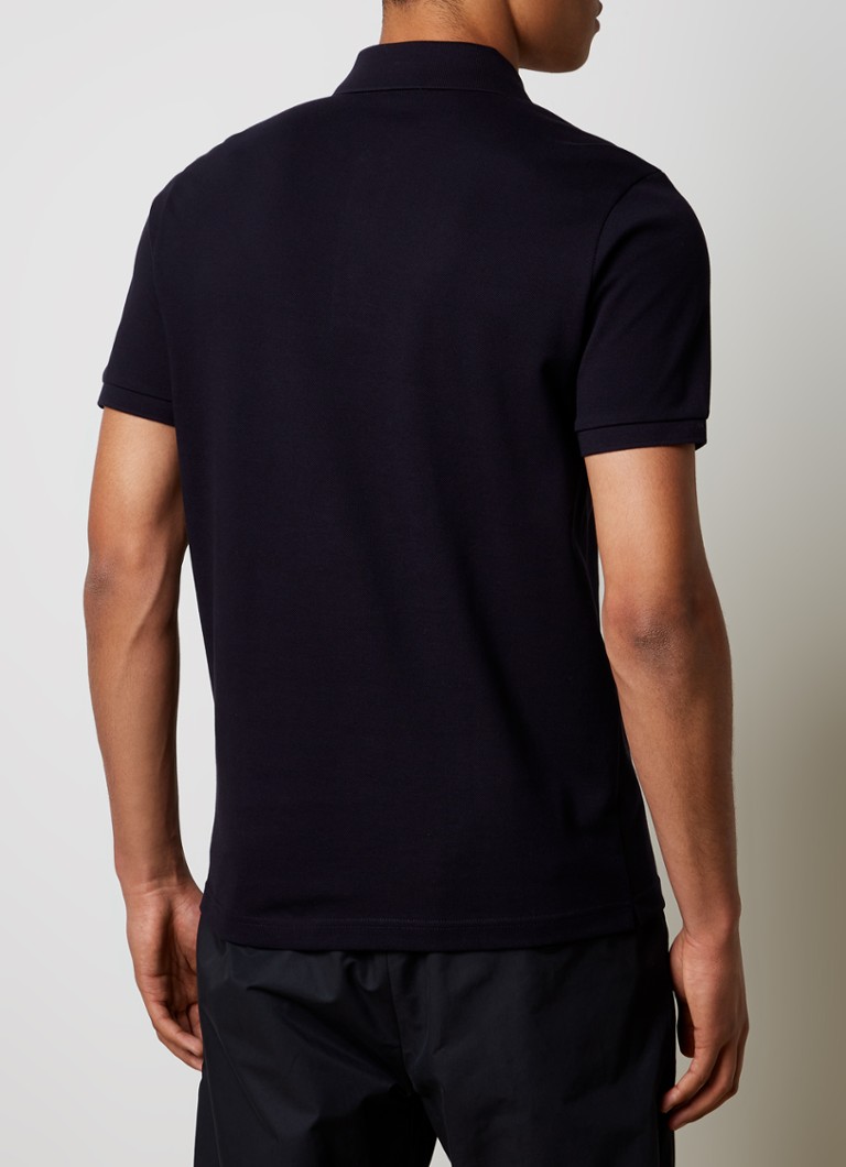 Moncler polo majica regularnog kroja od pike pamuka s vezom logotipa