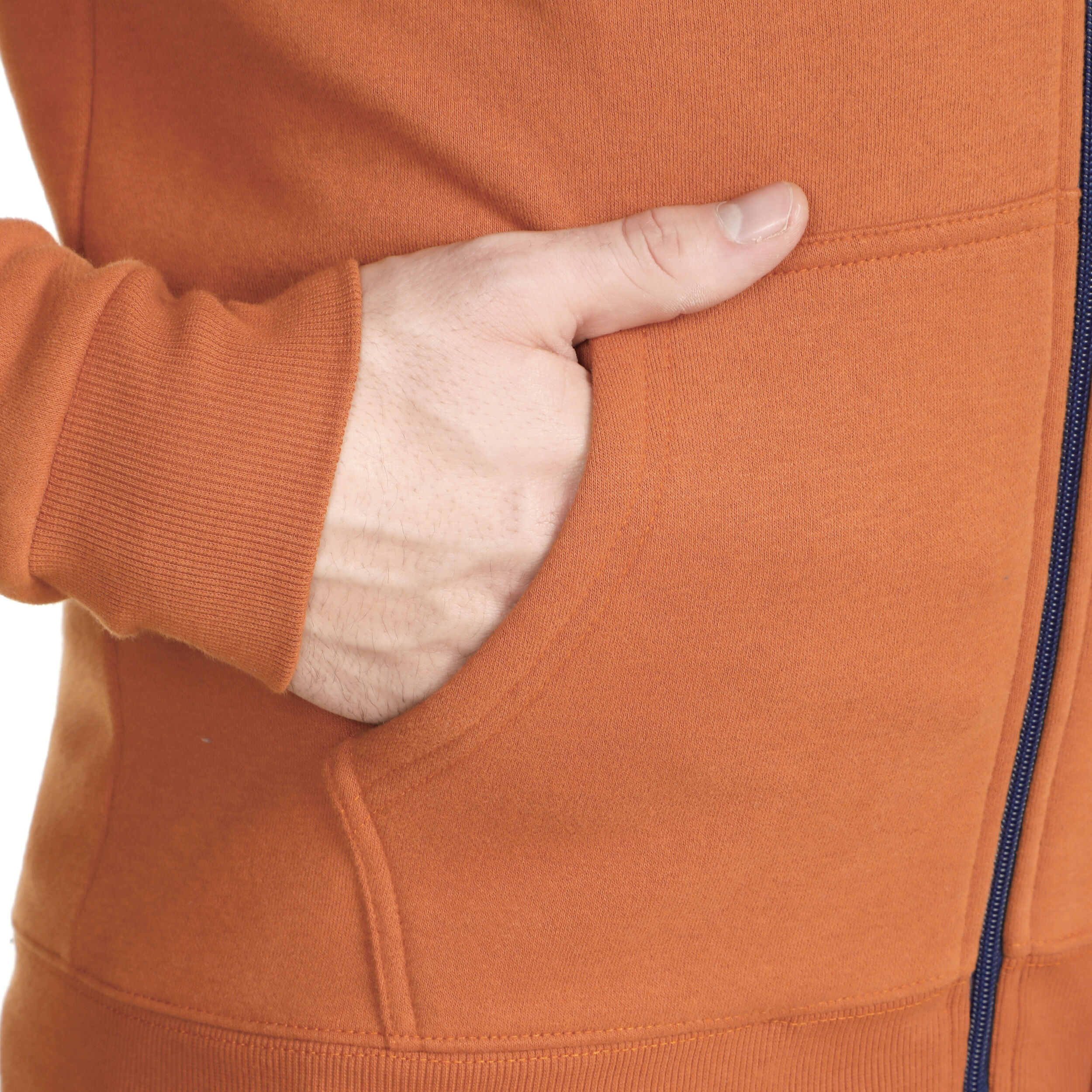 Retro Monkey Sweatjacke Herren - Orange, Mehrfarbig