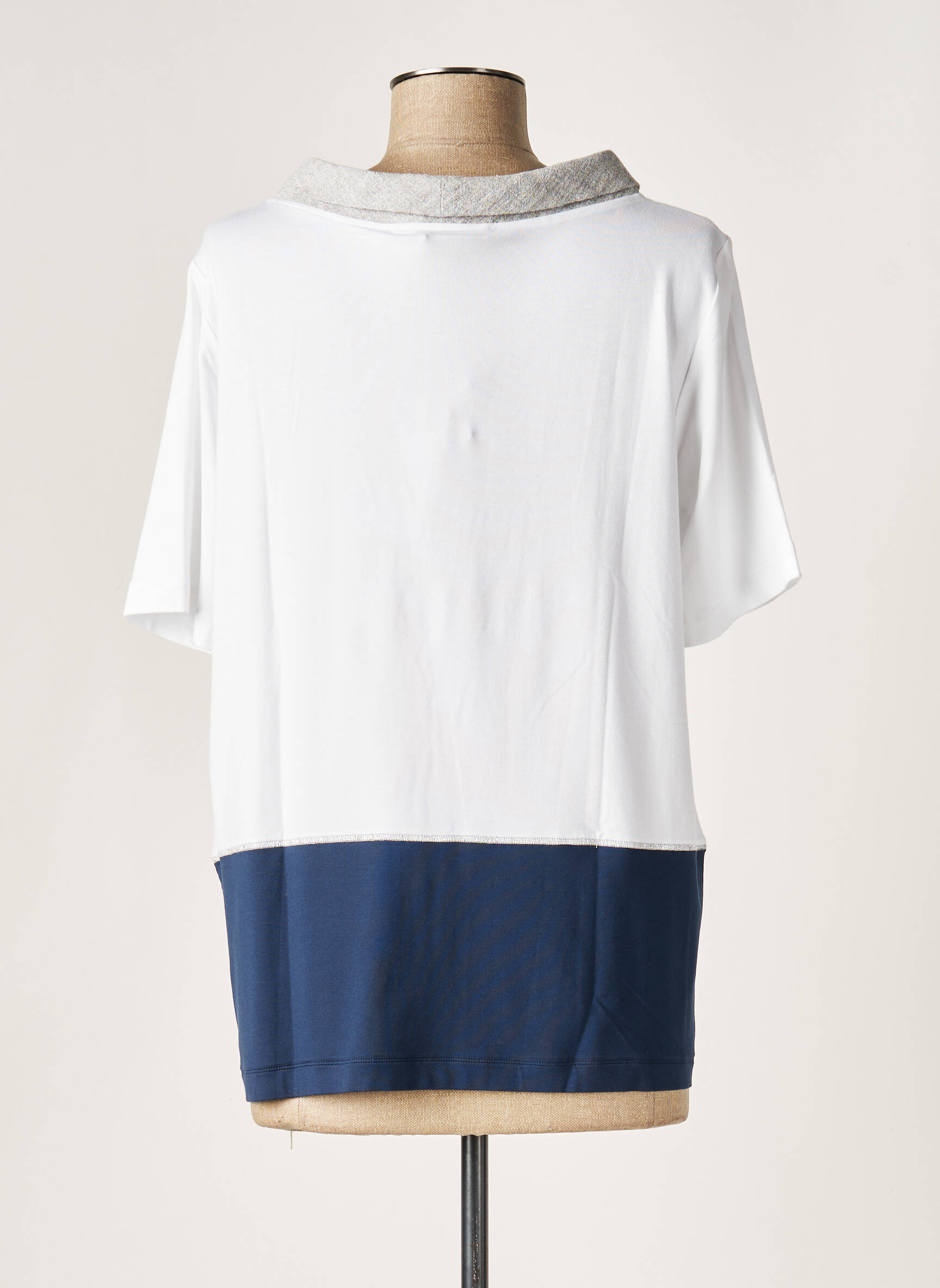 D Exterior Tuniquemanchecourte Femme couleur bleu
