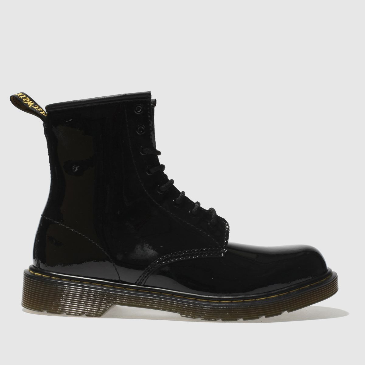 Dr Martens svarta 1460 flickstövlar för ungdomar
