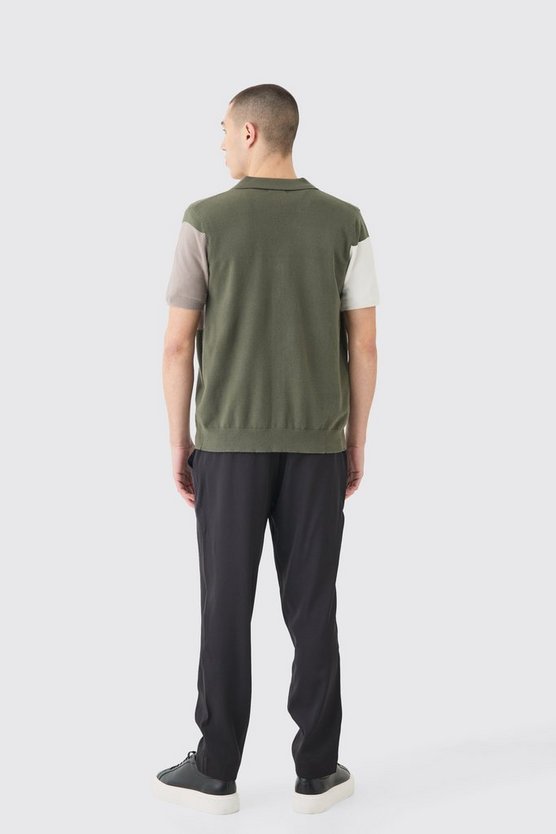 Kurze Mix & Match Slim-Fit Hose