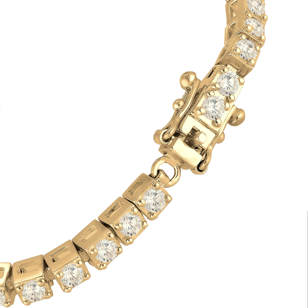 Elli PREMIUM Elli PREMIUM Bracelet Femmes avec zirconium dans le bracelet de tennis tendance e Bracelet